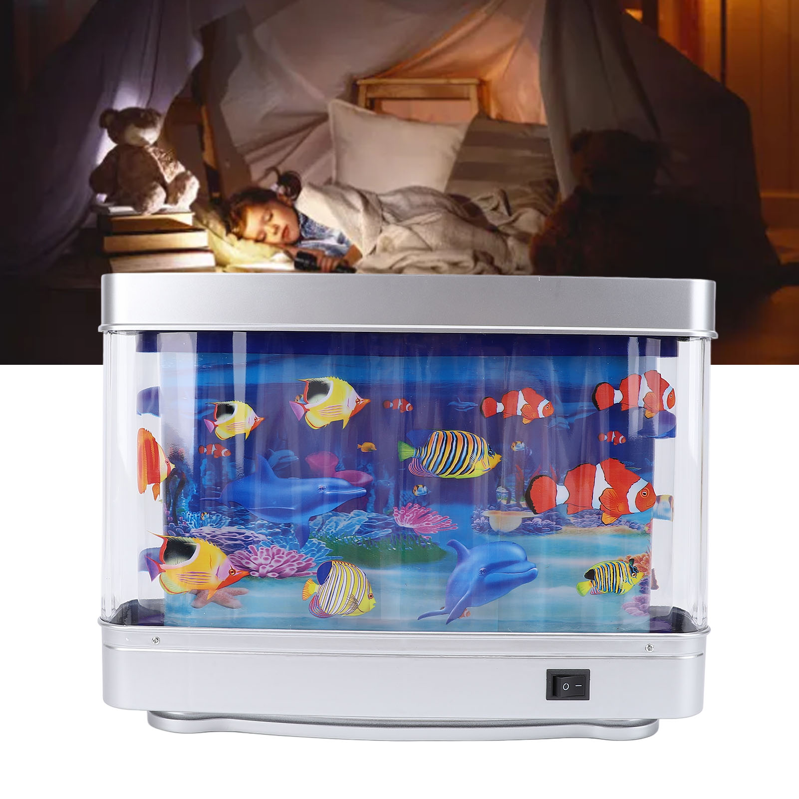 Baby Nursery Light - Fake Fish Tank Lamp Mini Decorative