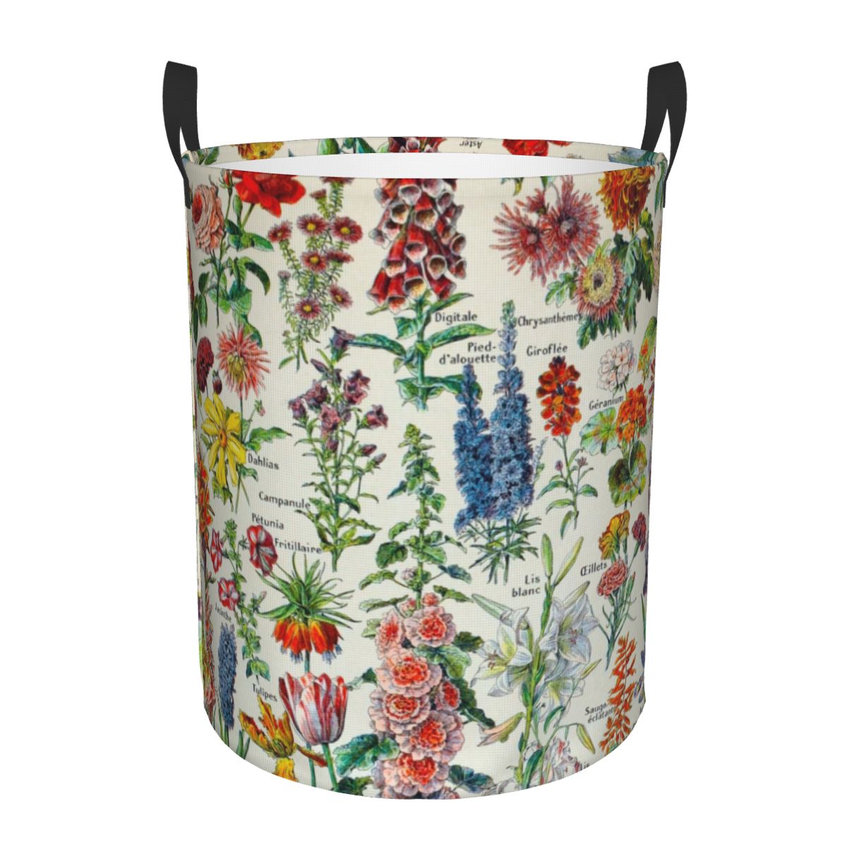 Baby Nursery Basket - Custom Adolphe Millot HD Fleurs Laundry