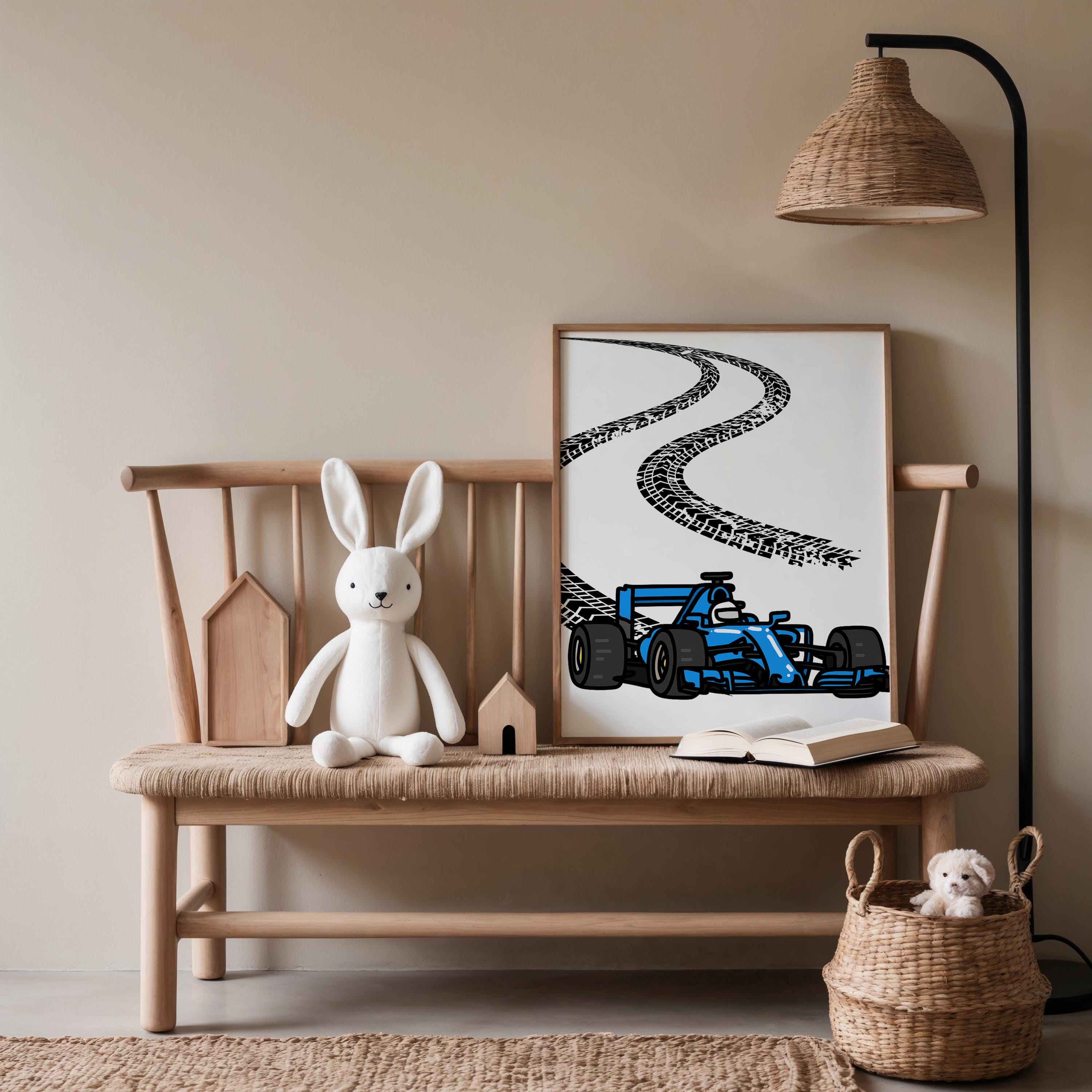 Custom Name Racing Car Nursery - Baby Nursery Name Wall Art recensione e prezzo