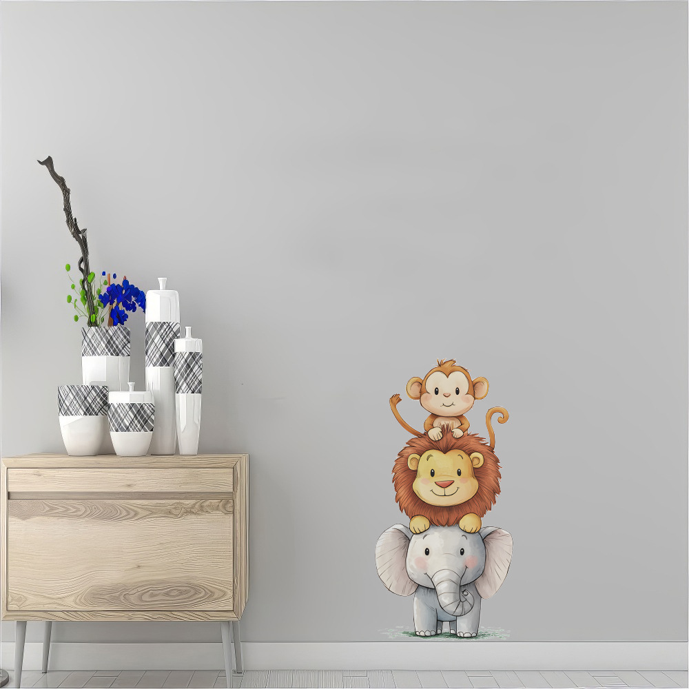 Cute Forest Animals Wall Stick - Baby Nursery Wall Stickers recensione e prezzo