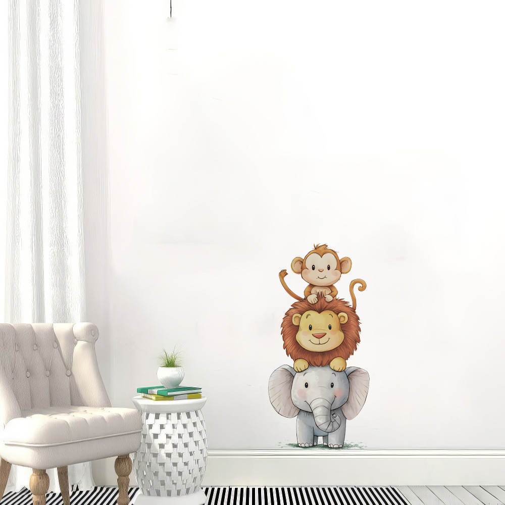Cute Forest Animals Wall Stick - Baby Nursery Wall Stickers recensione e prezzo