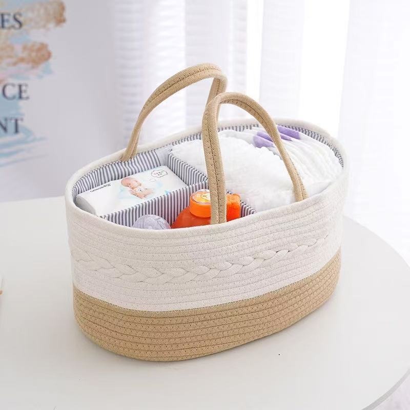 Portable Baby Diaper Storage B - Baby Nursery Basket recensione e prezzo