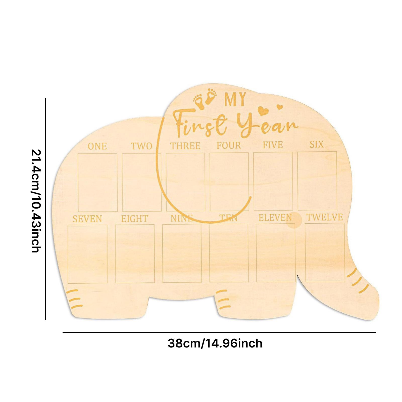 Baby Milestone Photo Board 1st - Baby Nursery Gender Neutral recensione e prezzo