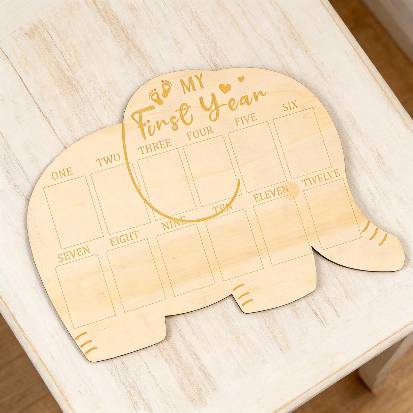 Baby Milestone Photo Board 1st - Baby Nursery Gender Neutral recensione e prezzo