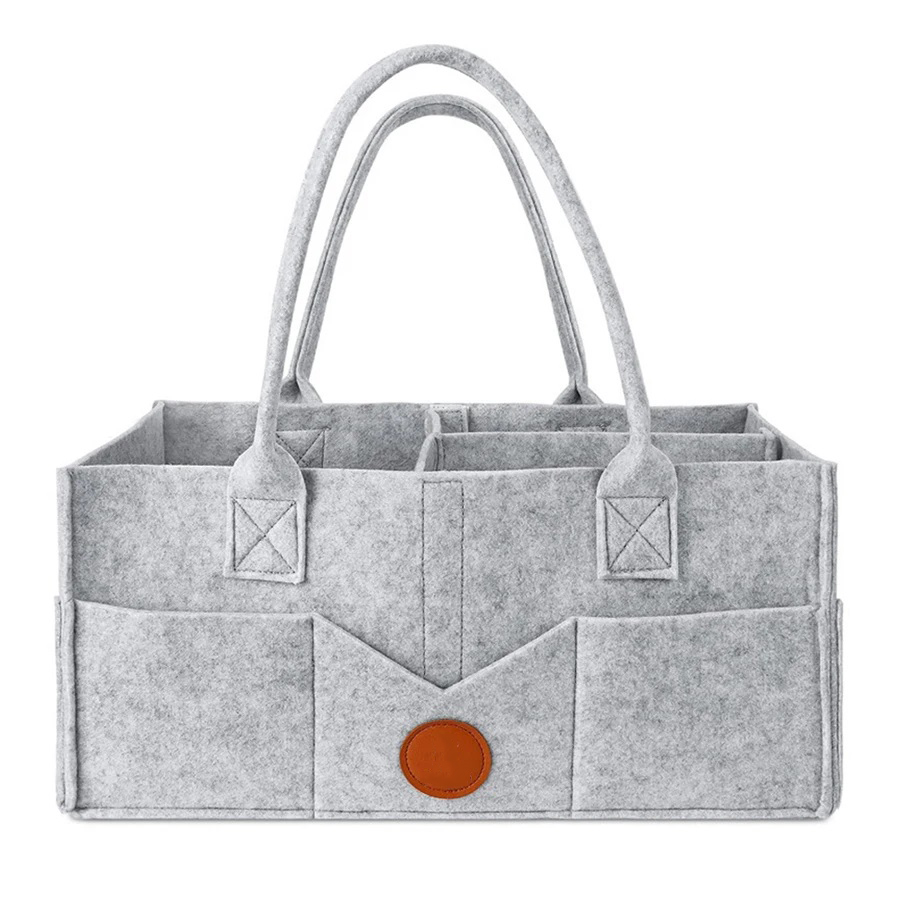 Children's Felt Diaper Storage - Baby Nursery Basket recensione e prezzo