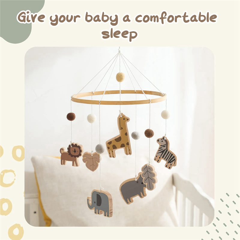 B78B-Baby Mobile For Crib - Ju - Baby Nursery Gender Neutral recensione e prezzo