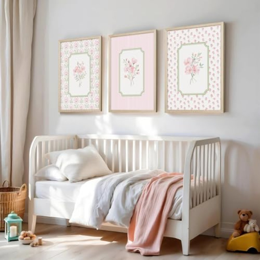 Wall Nursery Flower Canvas Wal - Baby Nursery Green recensione e prezzo