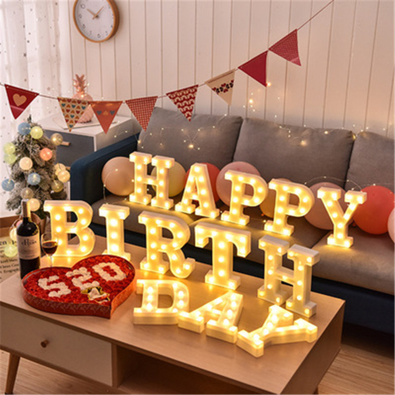 Decorative Letters Alphabet Le - Baby Nursery Light recensione e prezzo