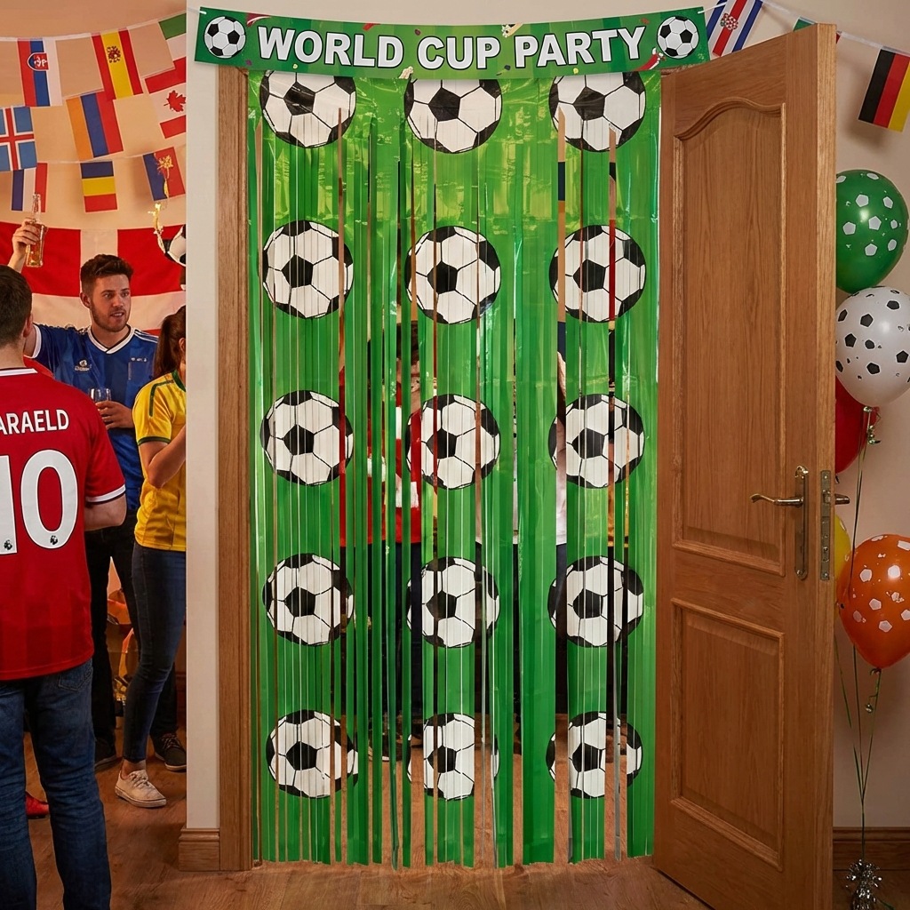 1x2m Green Soccer Backdrop Spo - Baby Nursery Green recensione e prezzo