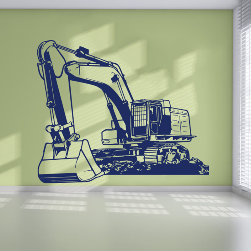 Large Heavy Equipmen Excavator - Baby Nursery Wall Stickers recensione e prezzo