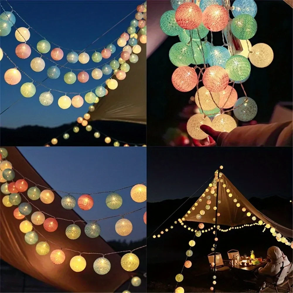 Halloween Cotton Garland Balls - Baby Nursery Light recensione e prezzo