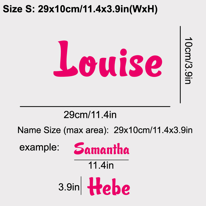 Personalized name vinyl decal  - Baby Nursery Wall Stickers recensione e prezzo