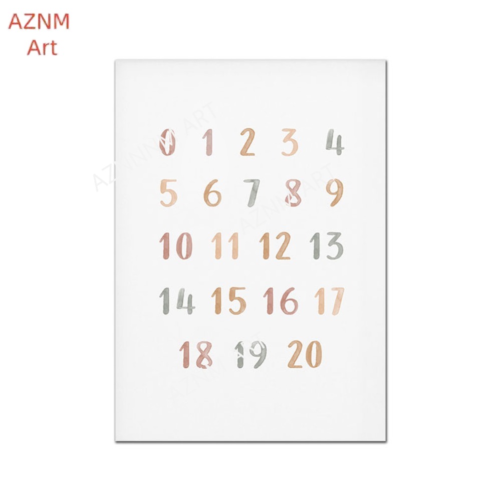 1/3PCS ，Poster Custom ABC 123  - Baby Nursery Name Wall Art recensione e prezzo