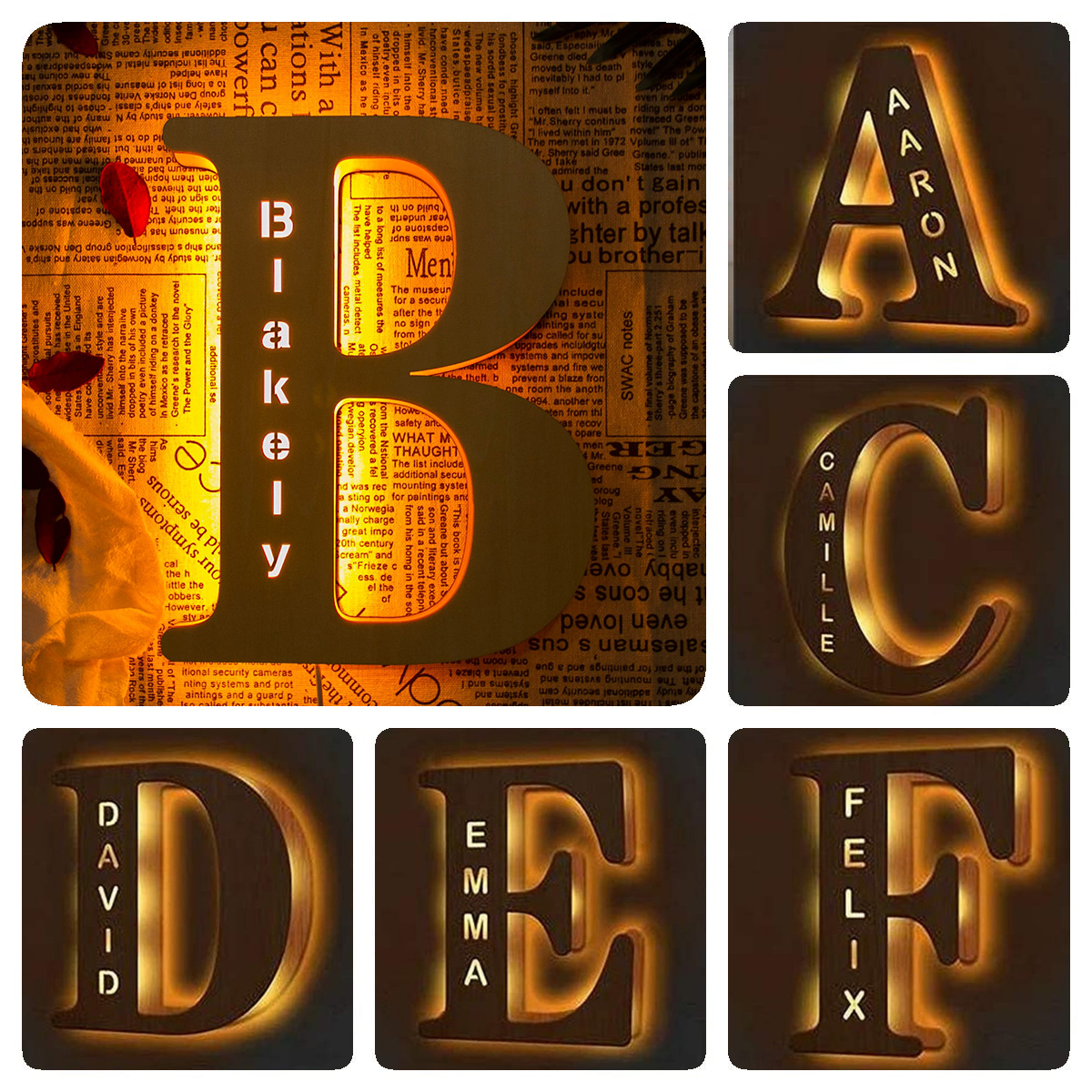 Personalized Wall Decor 26 Let - Baby Nursery Light recensione e prezzo
