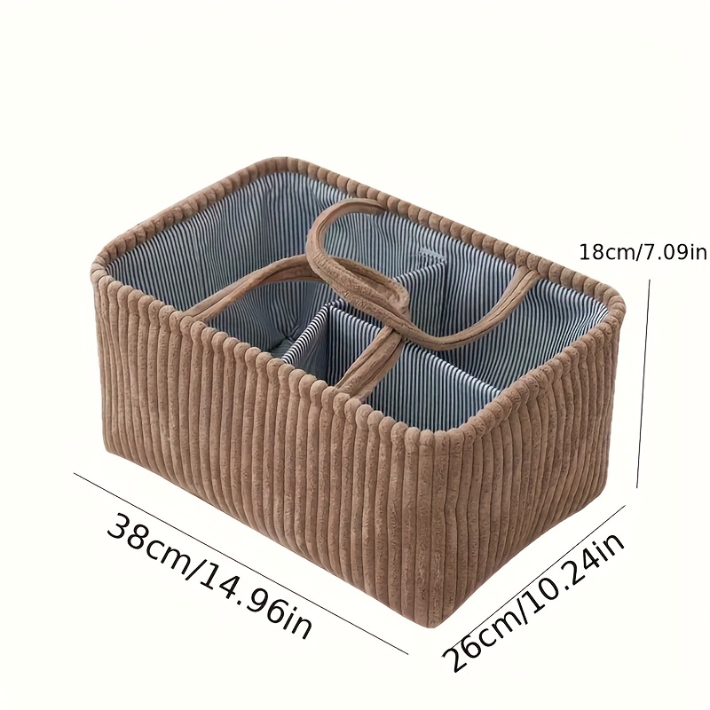 Foldable Multi-Pocket Diaper B - Baby Nursery Basket recensione e prezzo