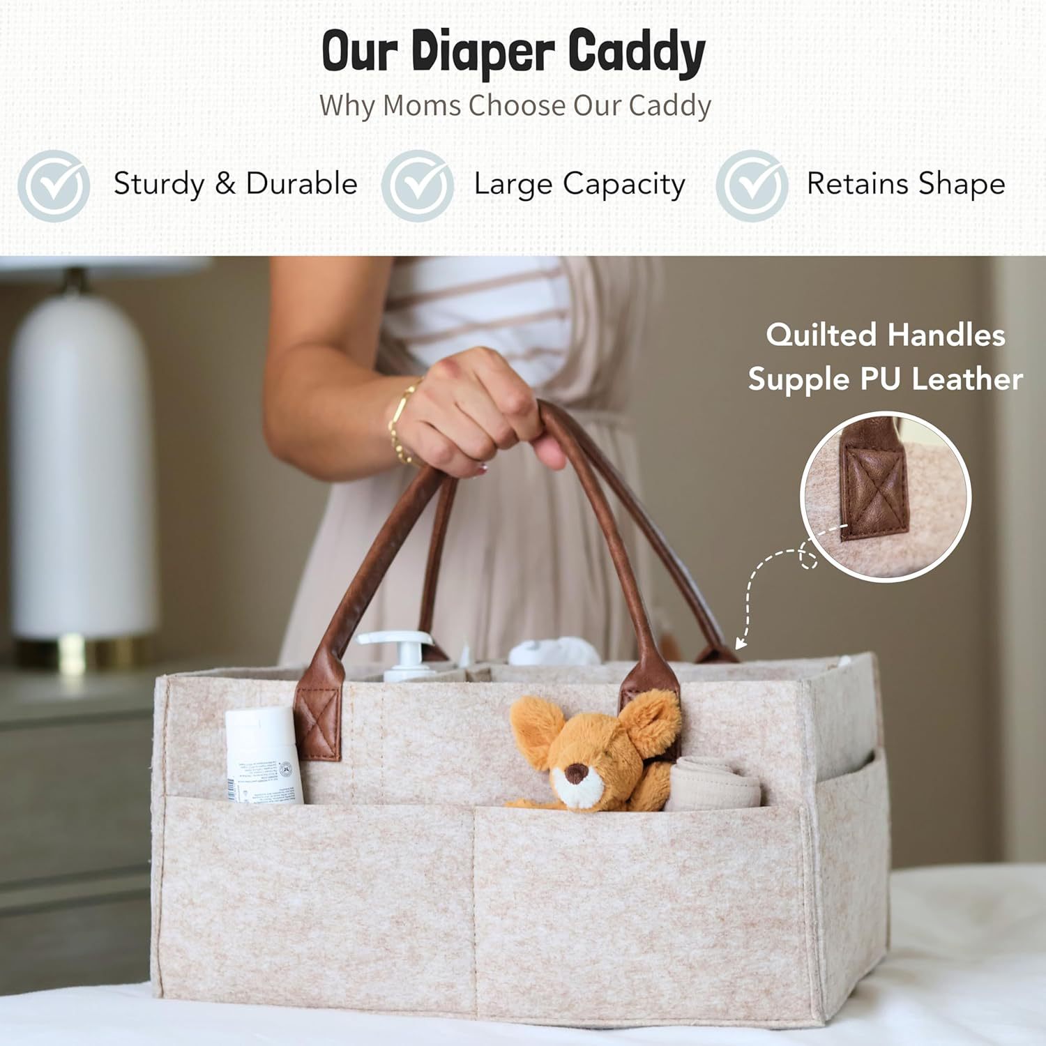 Baby Felt Storage Nursery Orga - Baby Nursery Basket recensione e prezzo