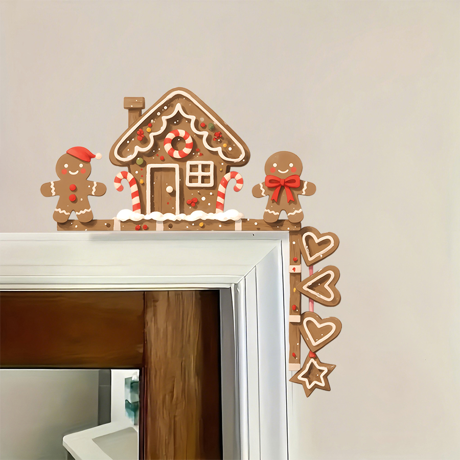 Gingerbread House & Man Christ - Baby Nursery Wall Stickers recensione e prezzo