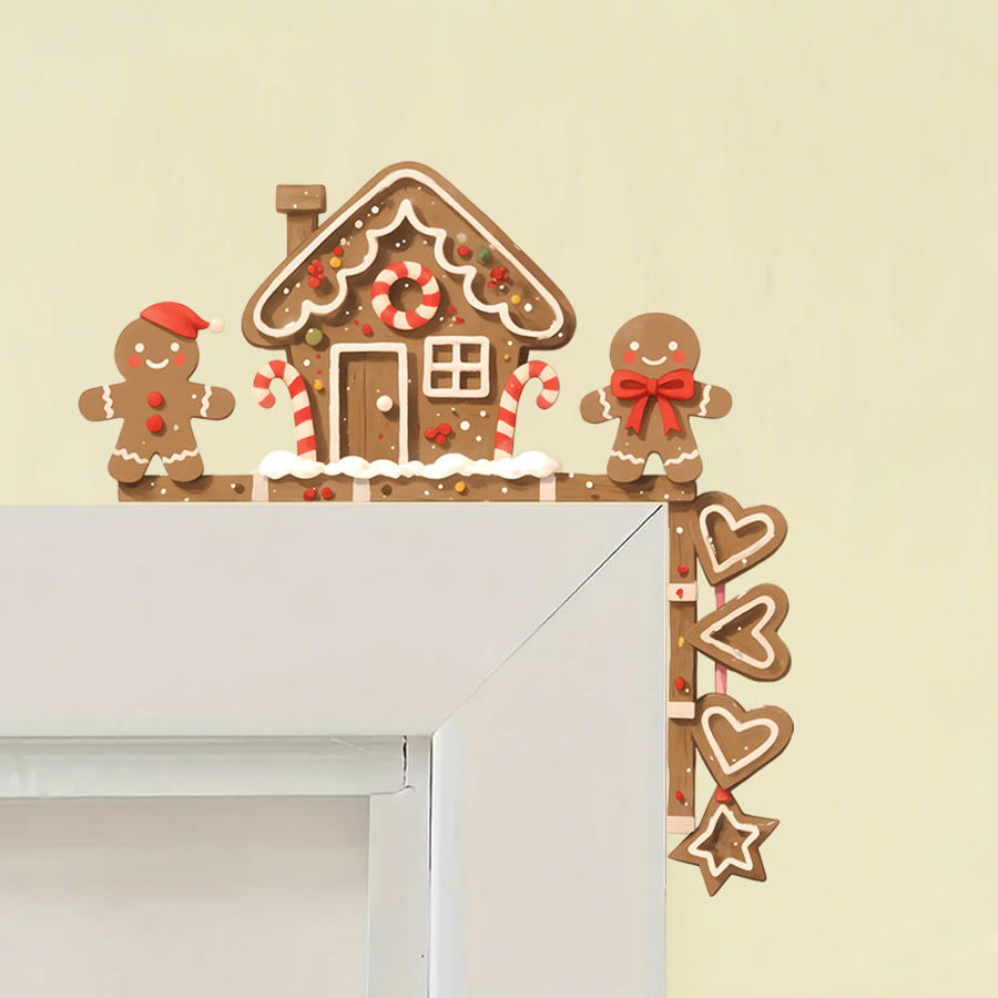 Gingerbread House & Man Christ - Baby Nursery Wall Stickers recensione e prezzo