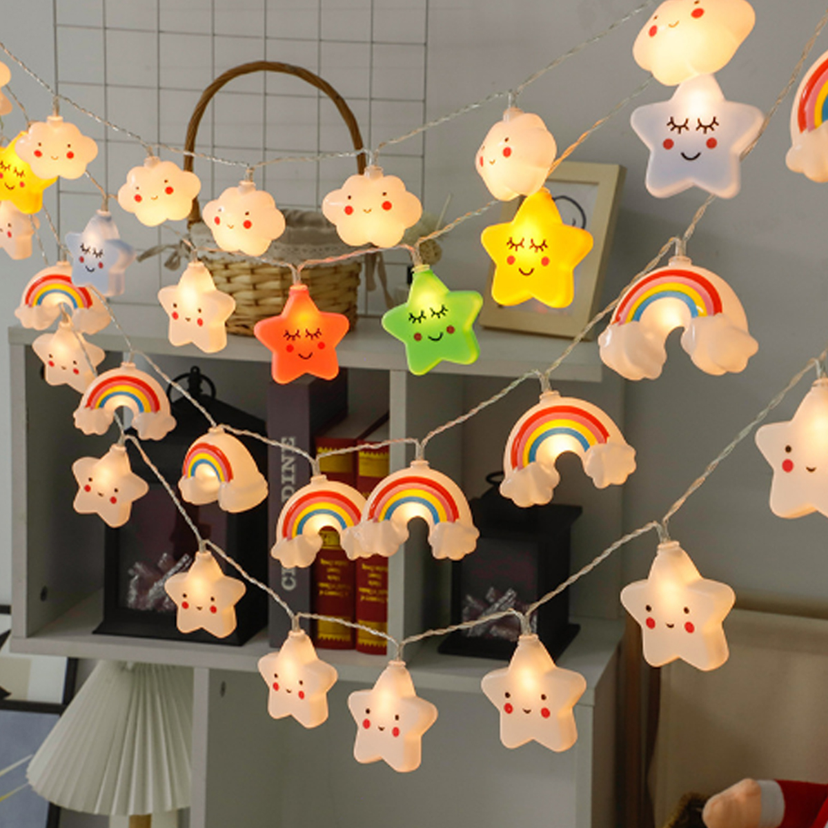 1.5m 10Led Colorful Cloud Star - Baby Nursery Light recensione e prezzo