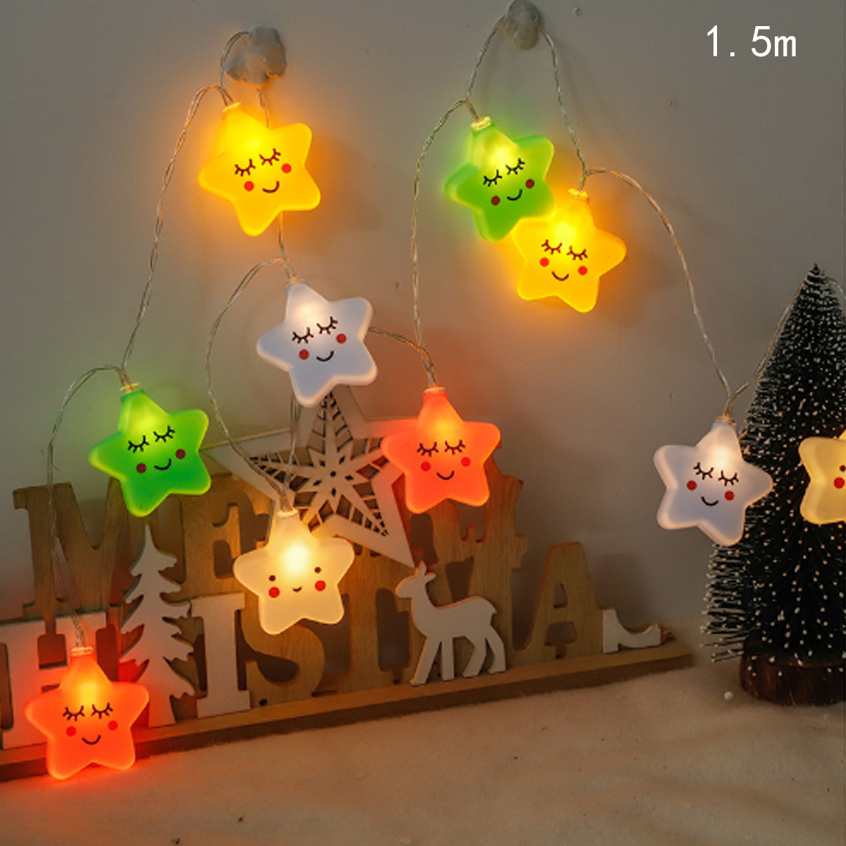 1.5m 10Led Colorful Cloud Star - Baby Nursery Light recensione e prezzo