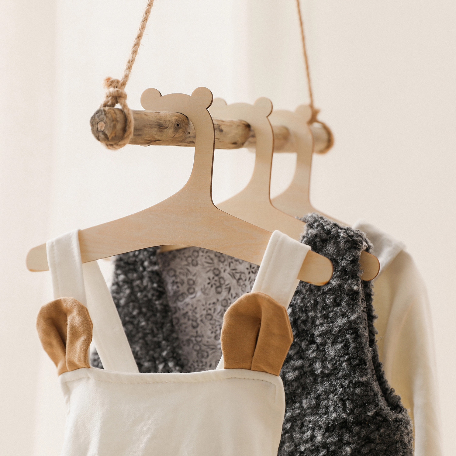 5/10pcs Wooden Baby Hangers Ki - Baby Nursery Uniform recensione e prezzo