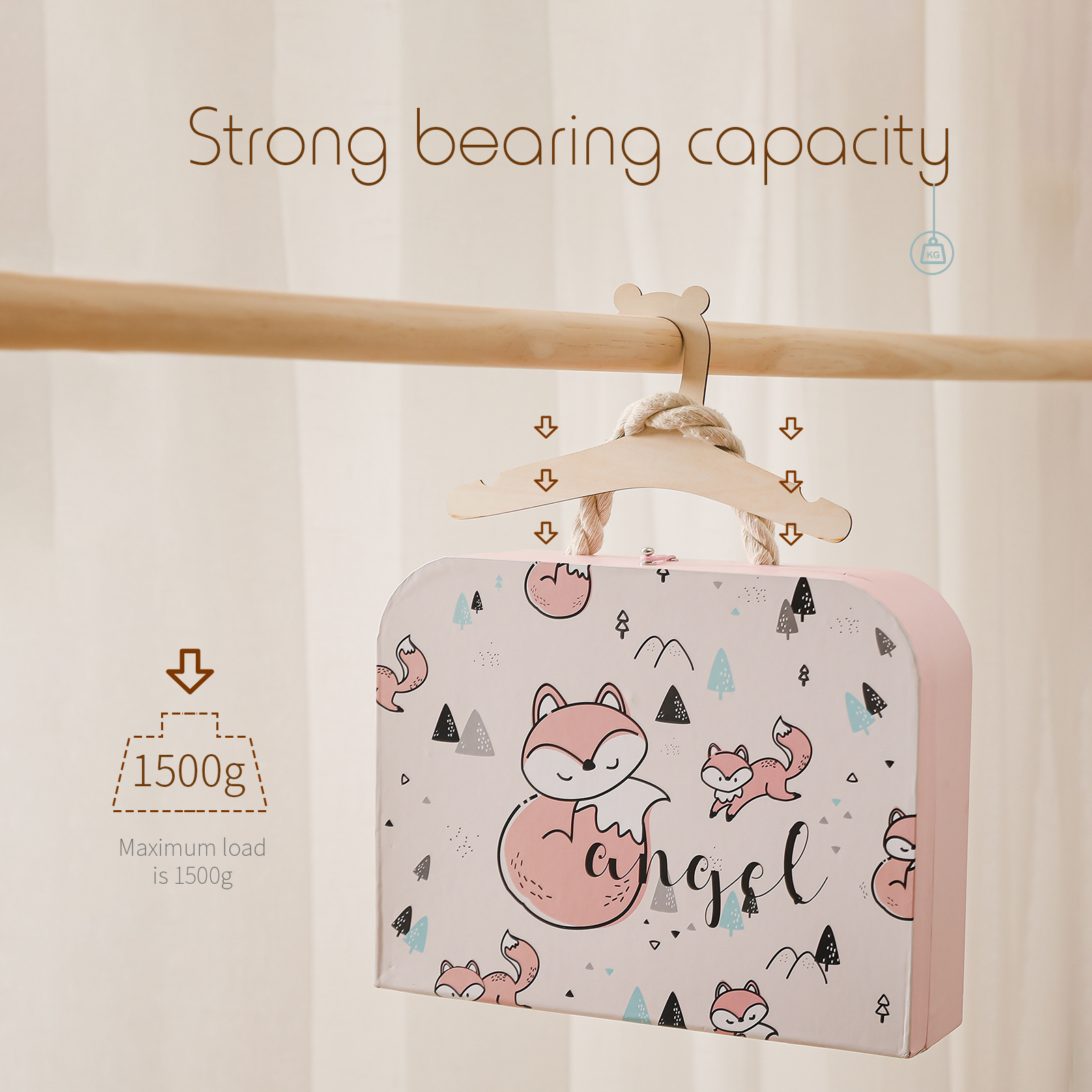 5/10pcs Wooden Baby Hangers Ki - Baby Nursery Uniform recensione e prezzo
