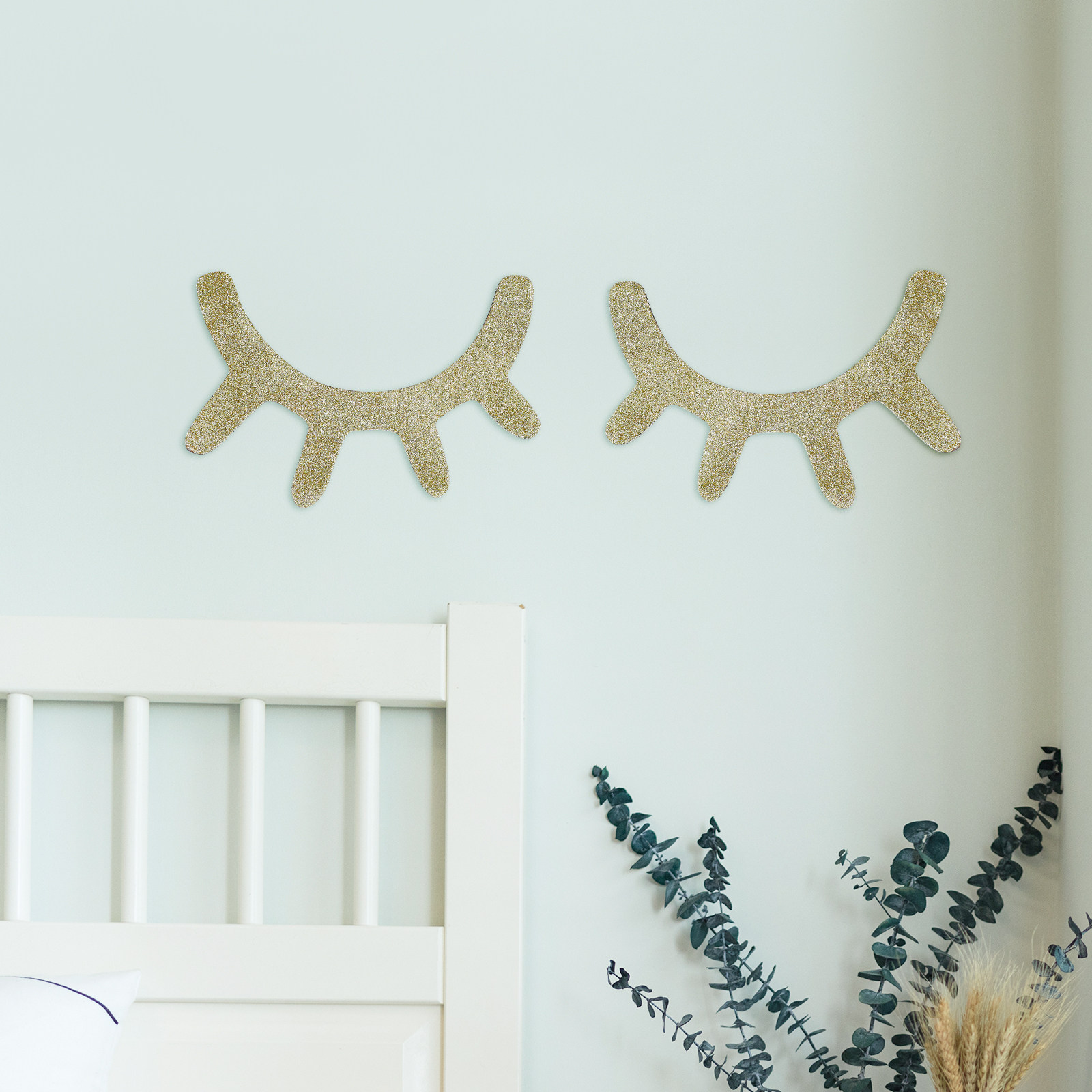 1Pair Nordic Style Sleepy Eyel - Baby Nursery Wall Stickers recensione e prezzo
