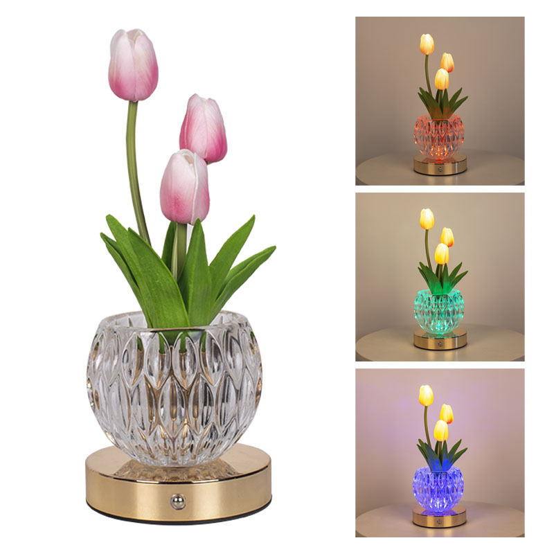 Artificial Tulip Flower Lamp,  - Baby Nursery Light recensione e prezzo