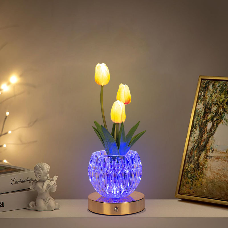 Artificial Tulip Flower Lamp,  - Baby Nursery Light recensione e prezzo