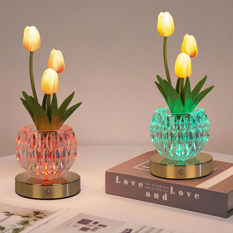Artificial Tulip Flower Lamp,  - Baby Nursery Light recensione e prezzo