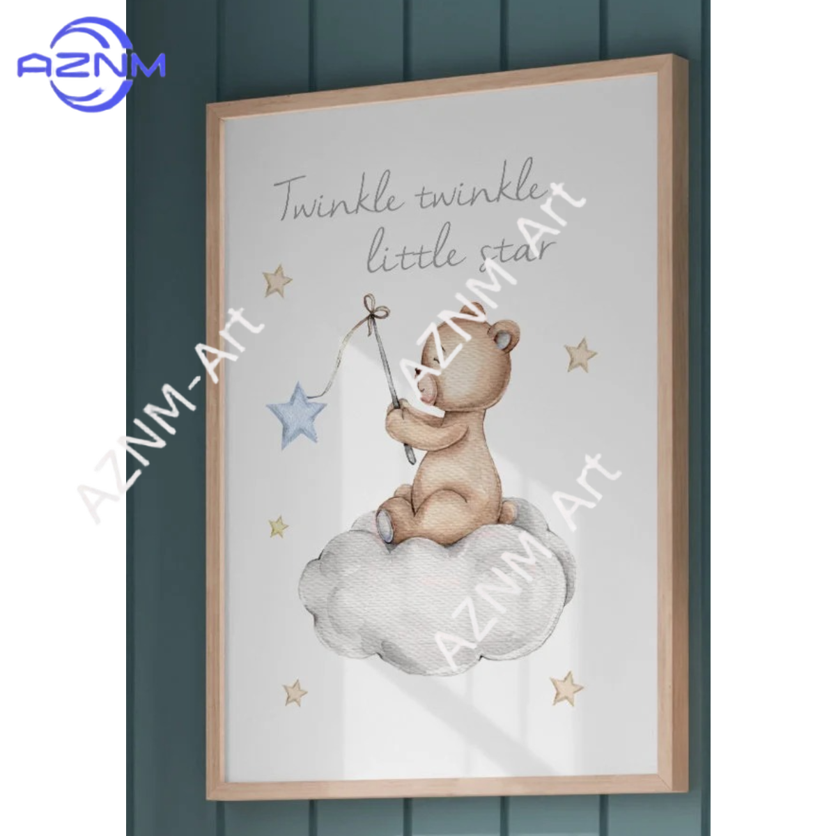 1/3Pcs set of 3 nursery prints - Baby Nursery Gender Neutral recensione e prezzo