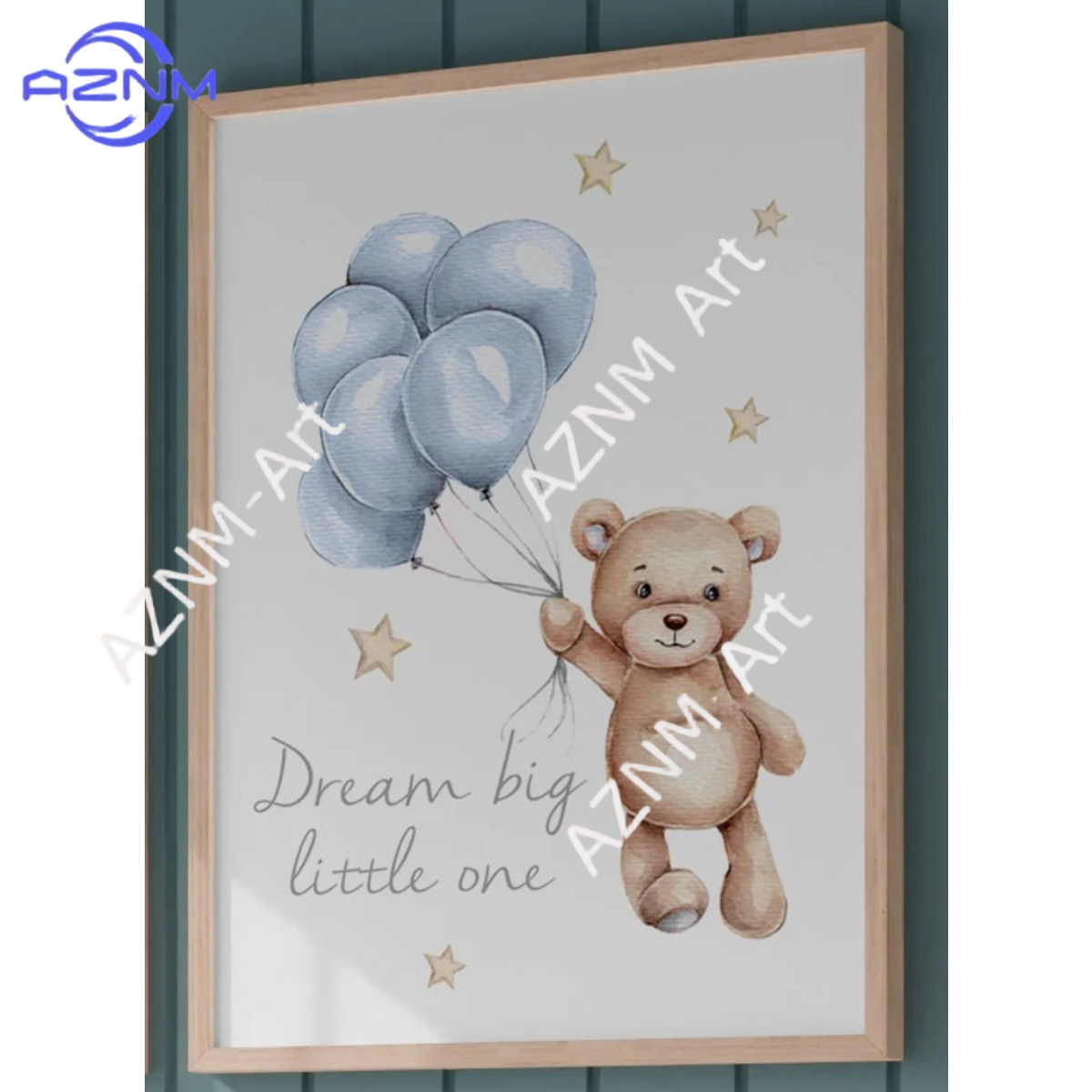 1/3Pcs set of 3 nursery prints - Baby Nursery Gender Neutral recensione e prezzo