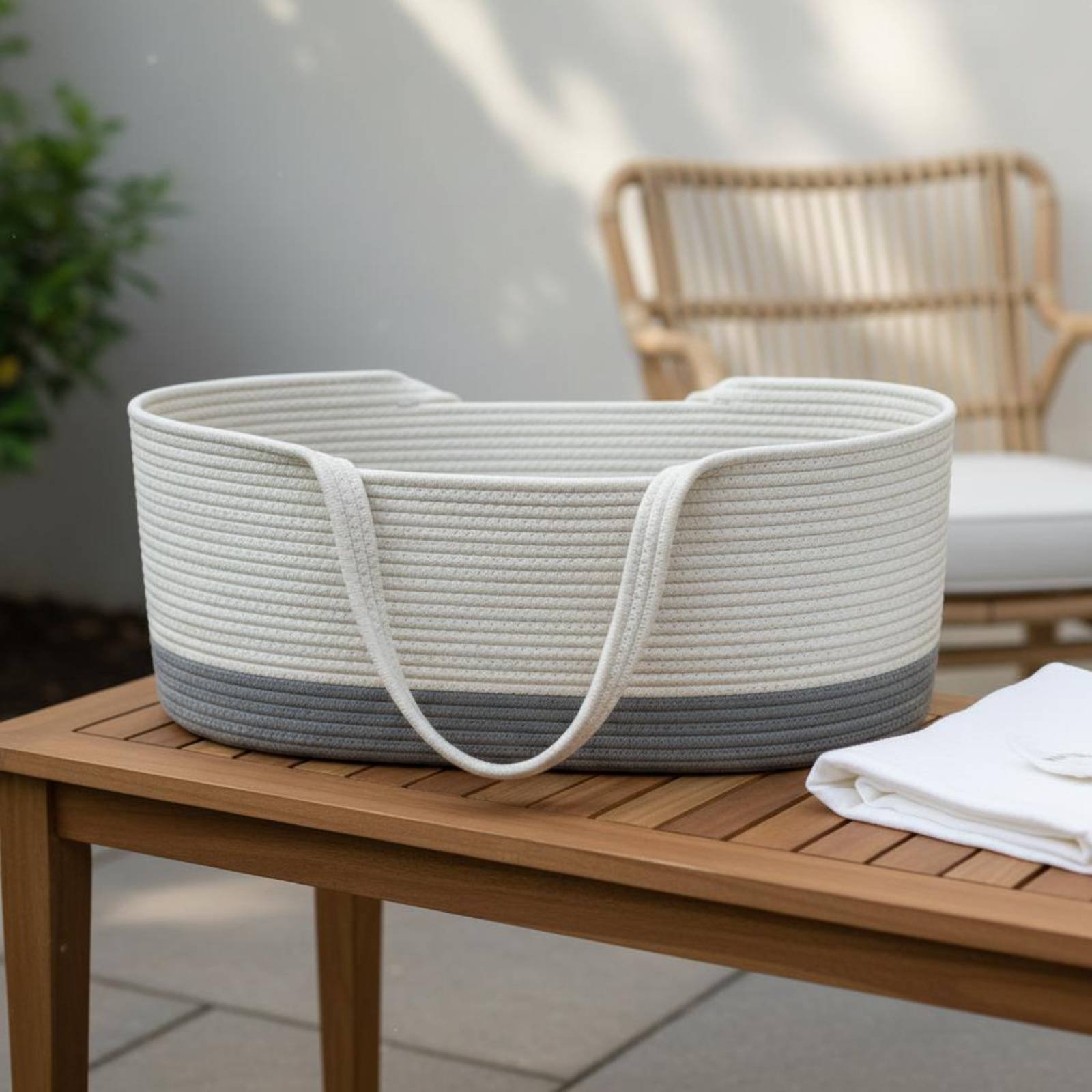 Cotton Rope Baby Crib Multi-Us - Baby Nursery Basket recensione e prezzo