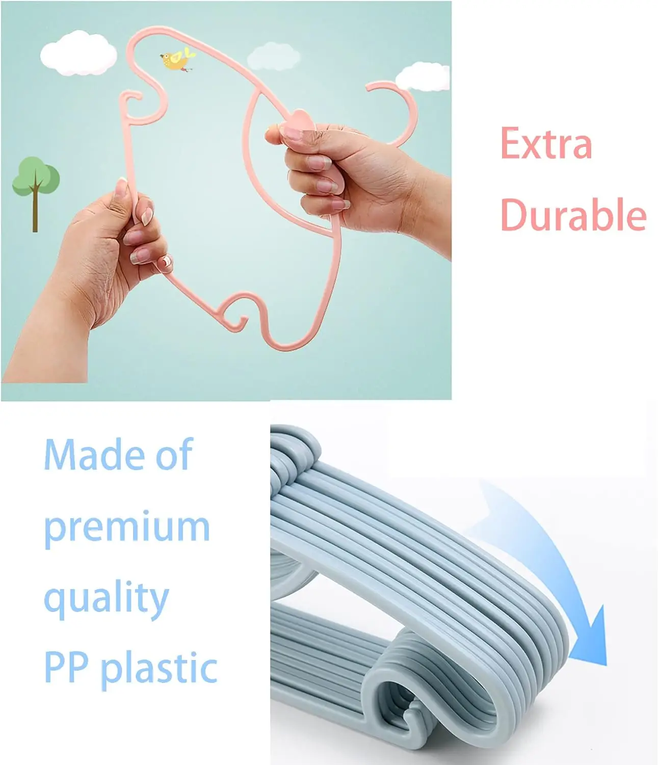 Baby Hangers Plastic Kids Clot - Baby Nursery Uniform recensione e prezzo