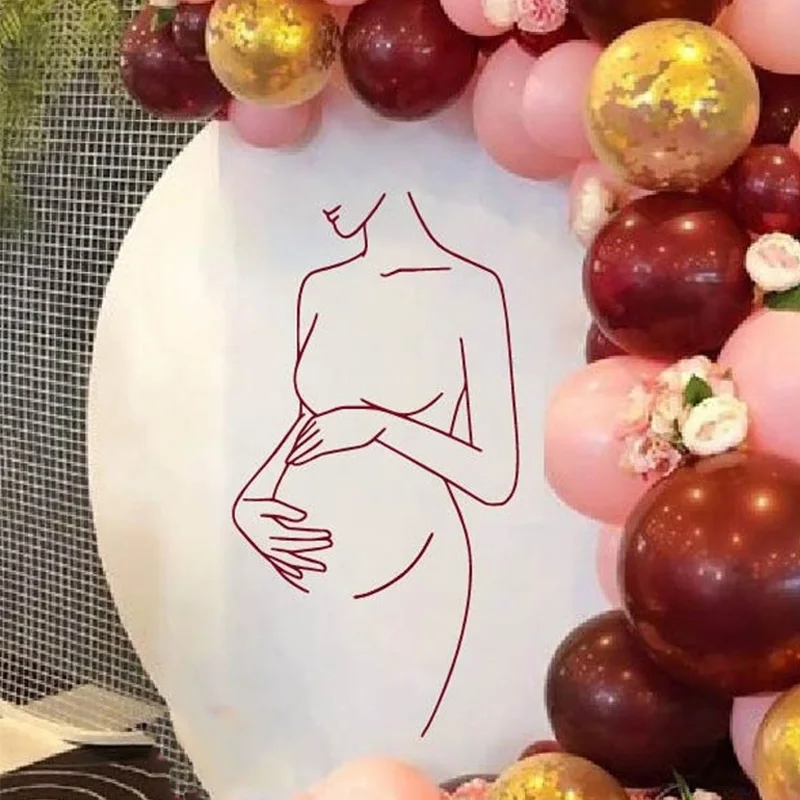 Pregnant Woman art, Gender Rev - Baby Nursery Gender Neutral recensione e prezzo