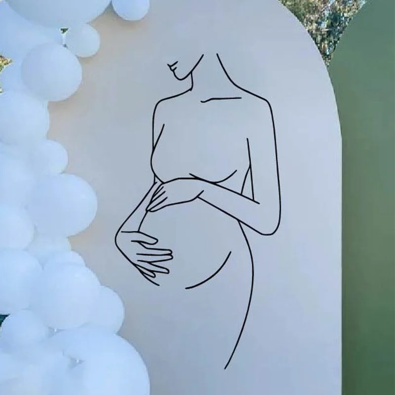 Pregnant Woman art, Gender Rev - Baby Nursery Gender Neutral recensione e prezzo