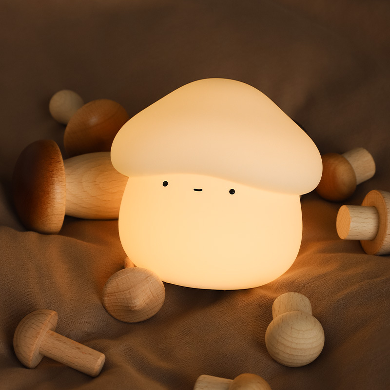 1Pcs Mushroom Head Silicone Ni - Baby Nursery Light recensione e prezzo