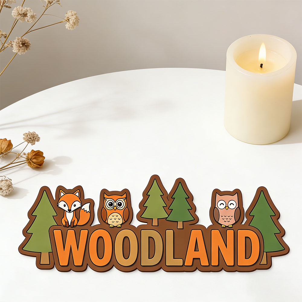 Personalized Rustic Forest Ani - Baby Nursery Gender Neutral recensione e prezzo