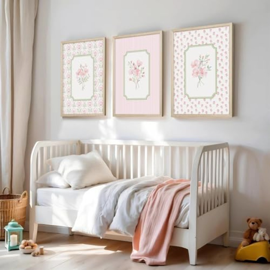 Wall Nursery Flower Canvas Wal - Baby Nursery Green recensione e prezzo