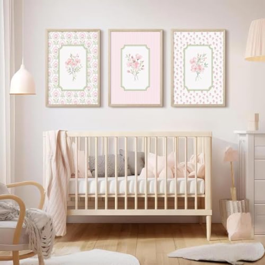 Wall Nursery Flower Canvas Wal - Baby Nursery Green recensione e prezzo