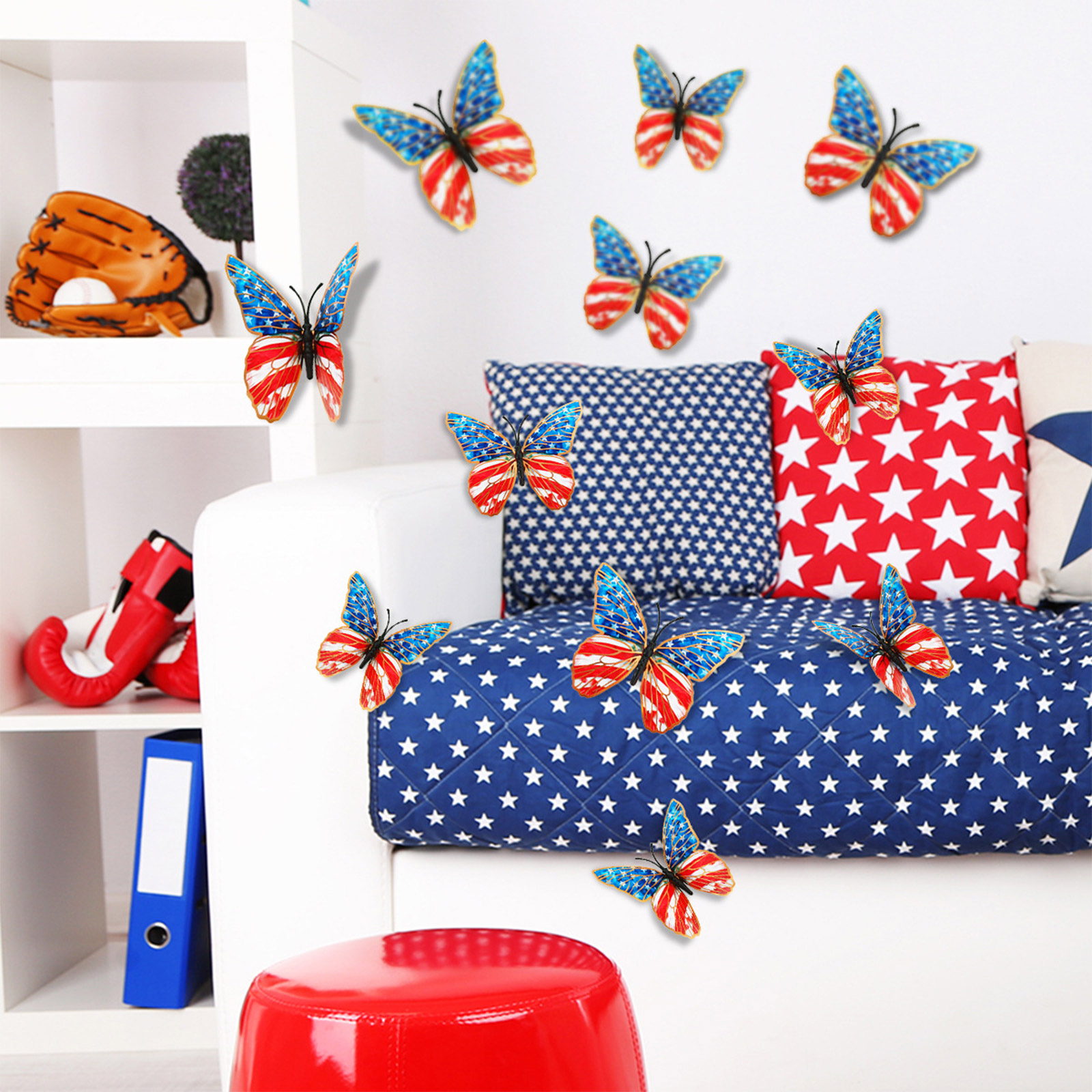 3d Butterfly Wall Stickers Ame - Baby Nursery Wall Stickers recensione e prezzo