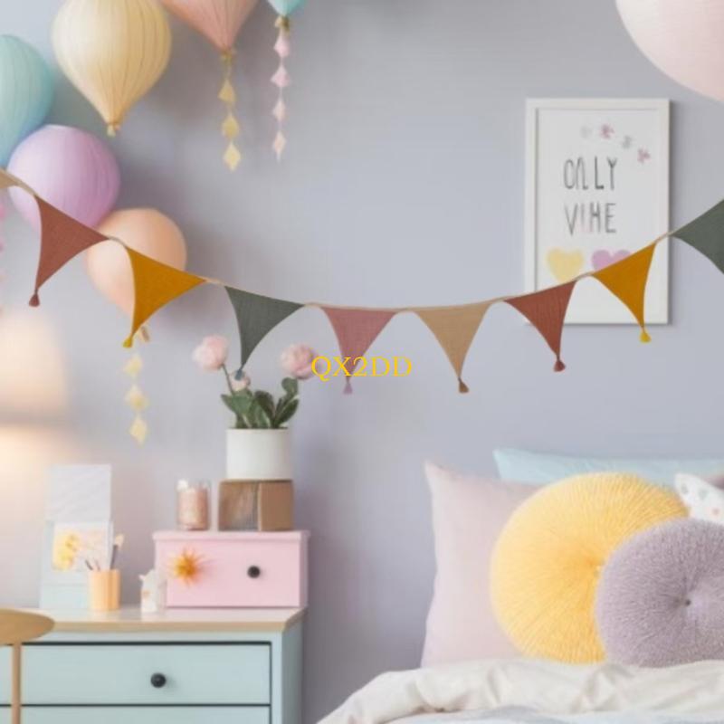 QX2D Soft Fabric Bunting Banne - Baby Nursery Gender Neutral recensione e prezzo