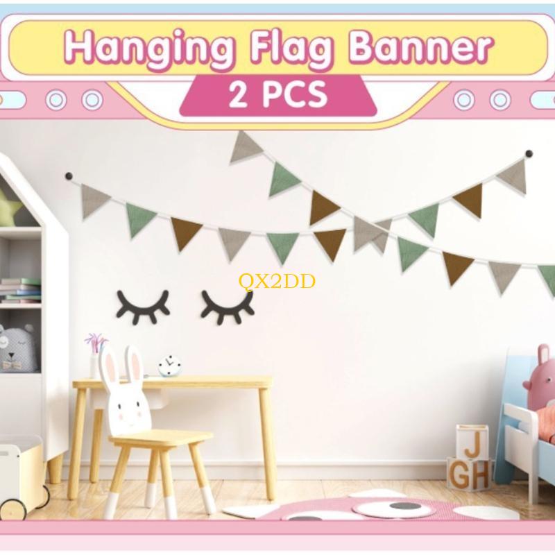 QX2D Soft Fabric Bunting Banne - Baby Nursery Gender Neutral recensione e prezzo