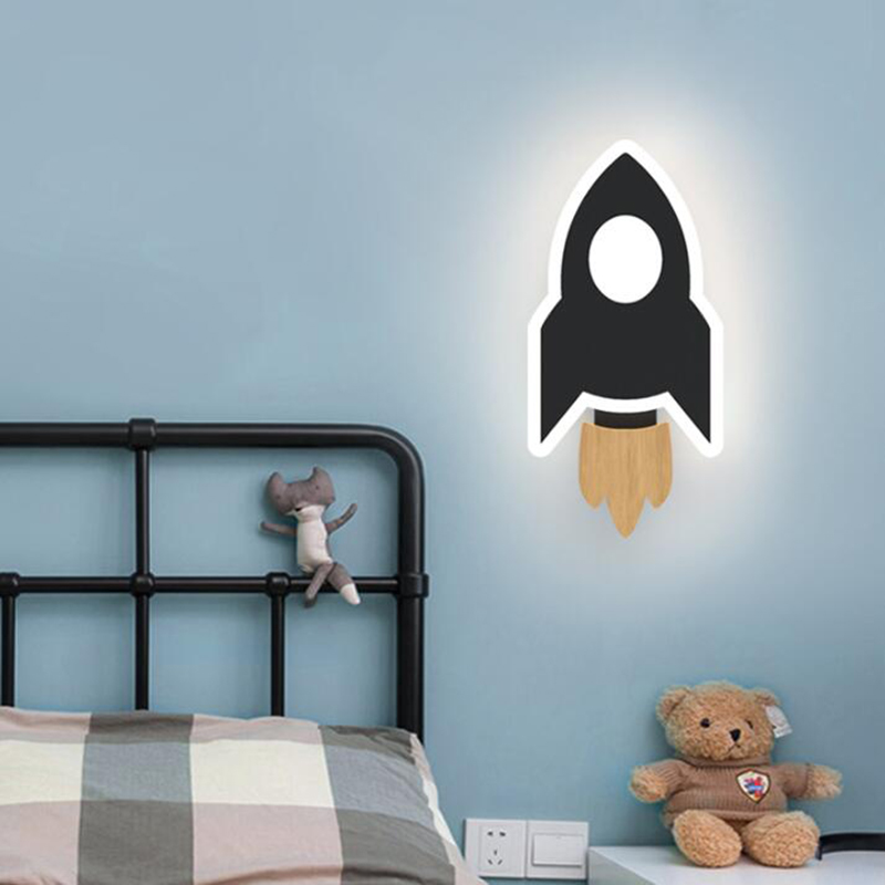 Cartoon LED Rocket Wall Lamp M - Baby Nursery Light recensione e prezzo